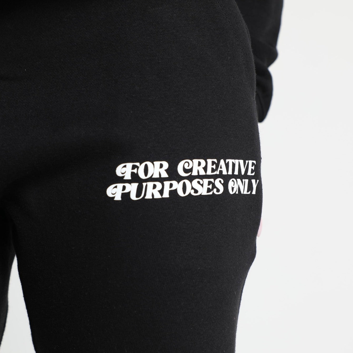 For Creative Purposes Only - Sweatsuit (Black + White)