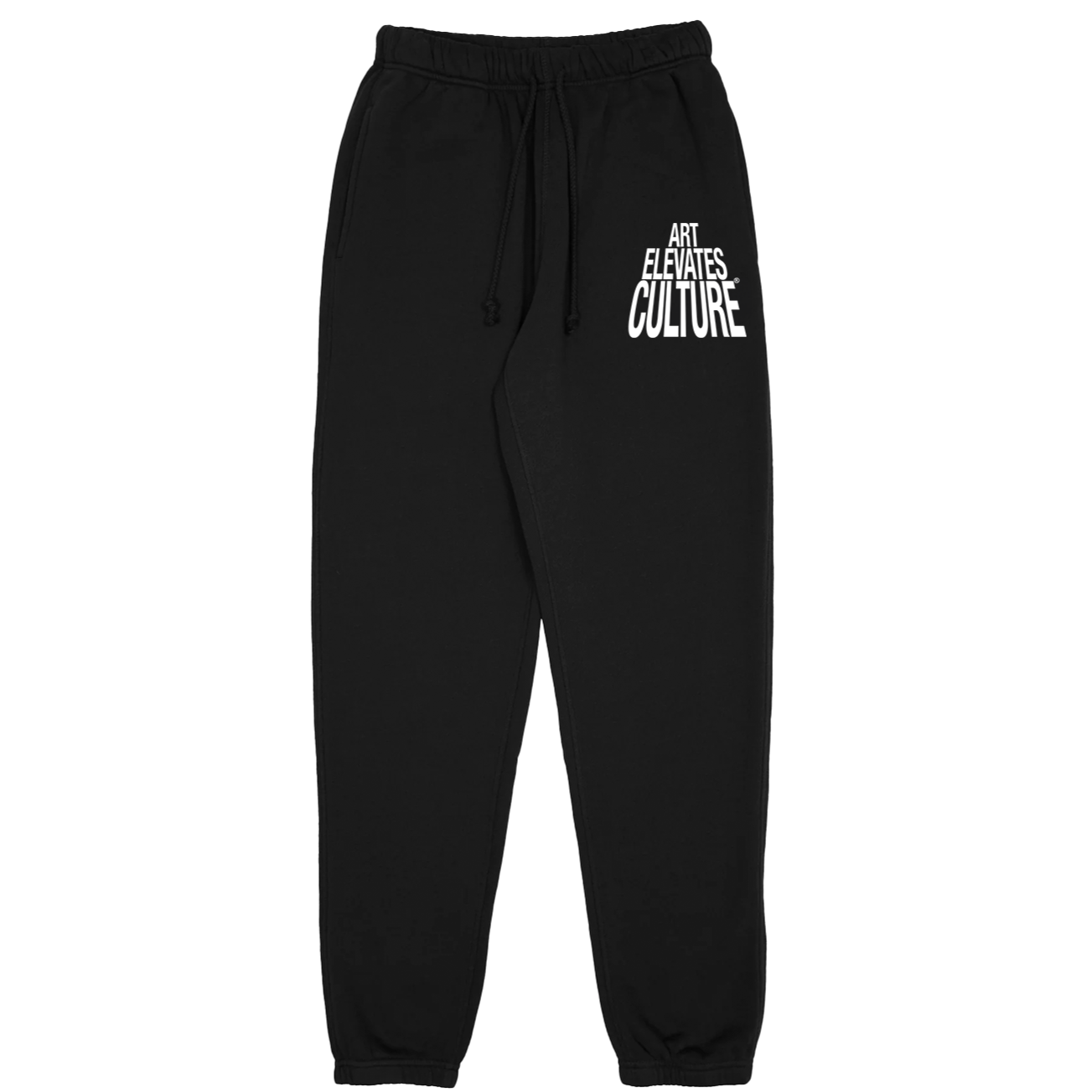 Art Elevates Culture - Joggers (Black + White)