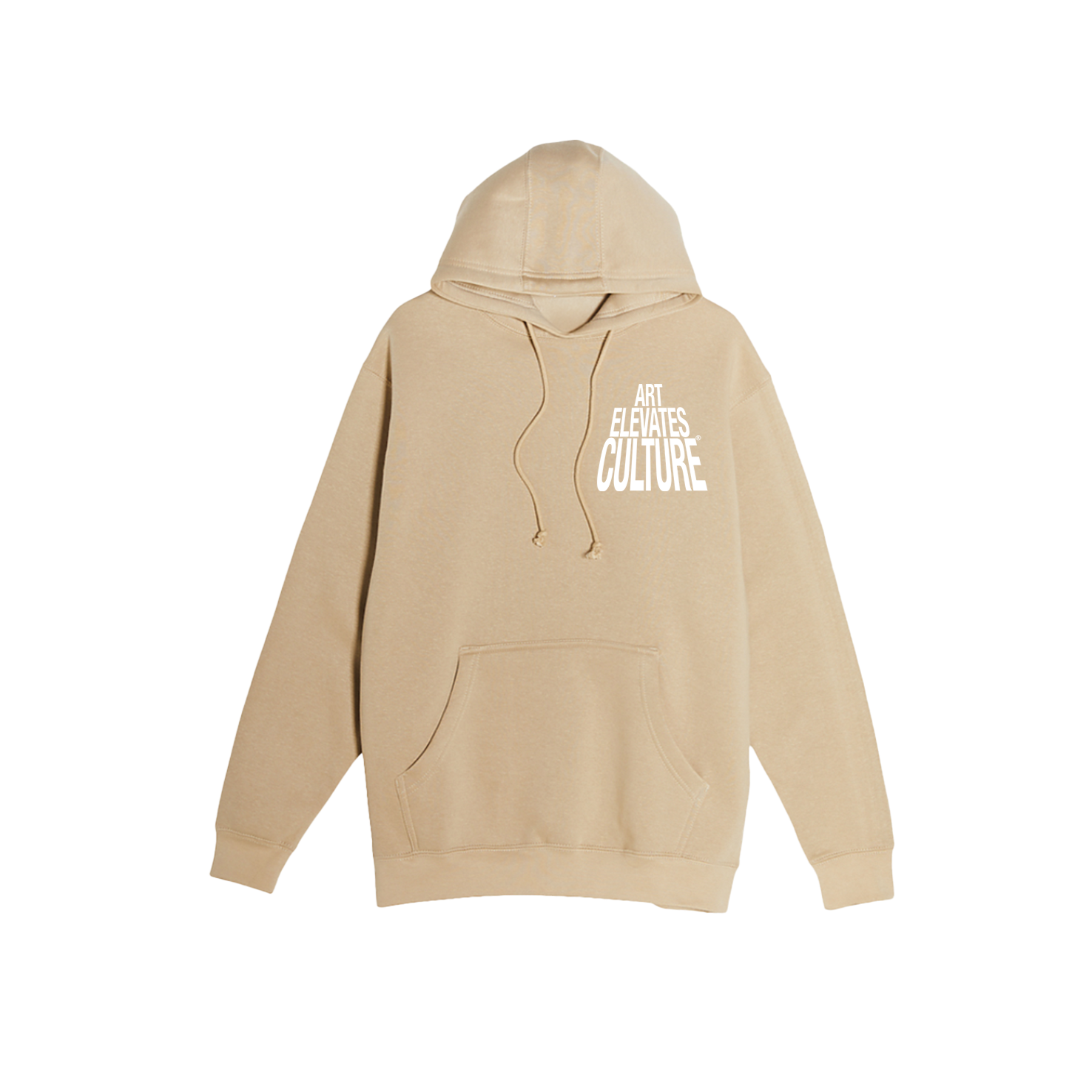 Art Elevates Culture - Hoodie (Khaki)