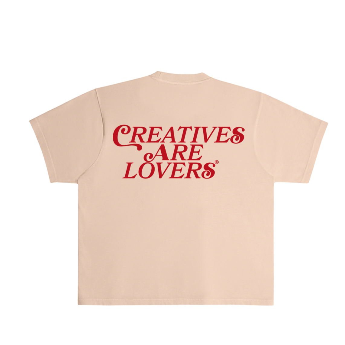 Creatives Are Lovers® T-Shirt (Khaki + Red)