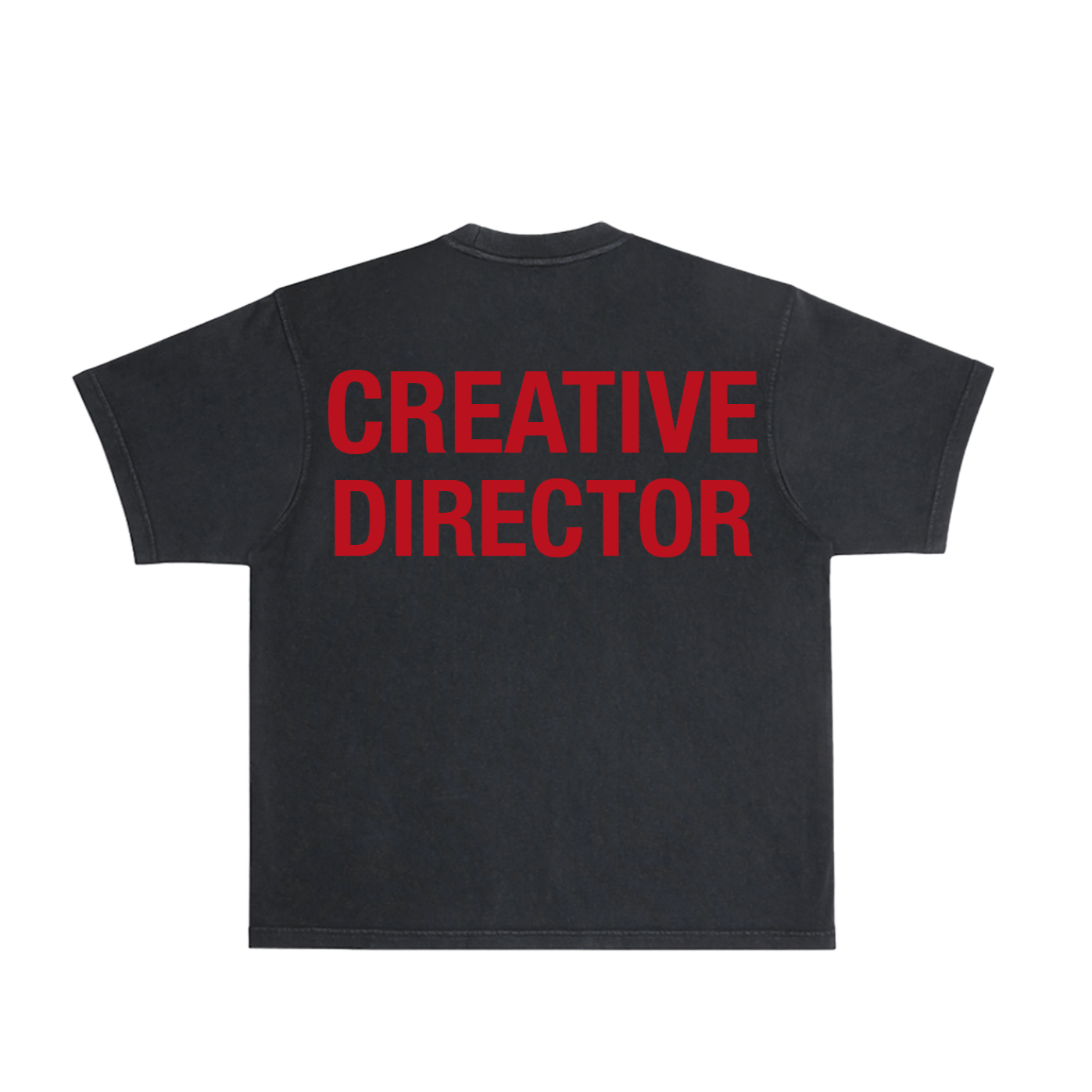 Creative Director - T-Shirt (Black + Red)