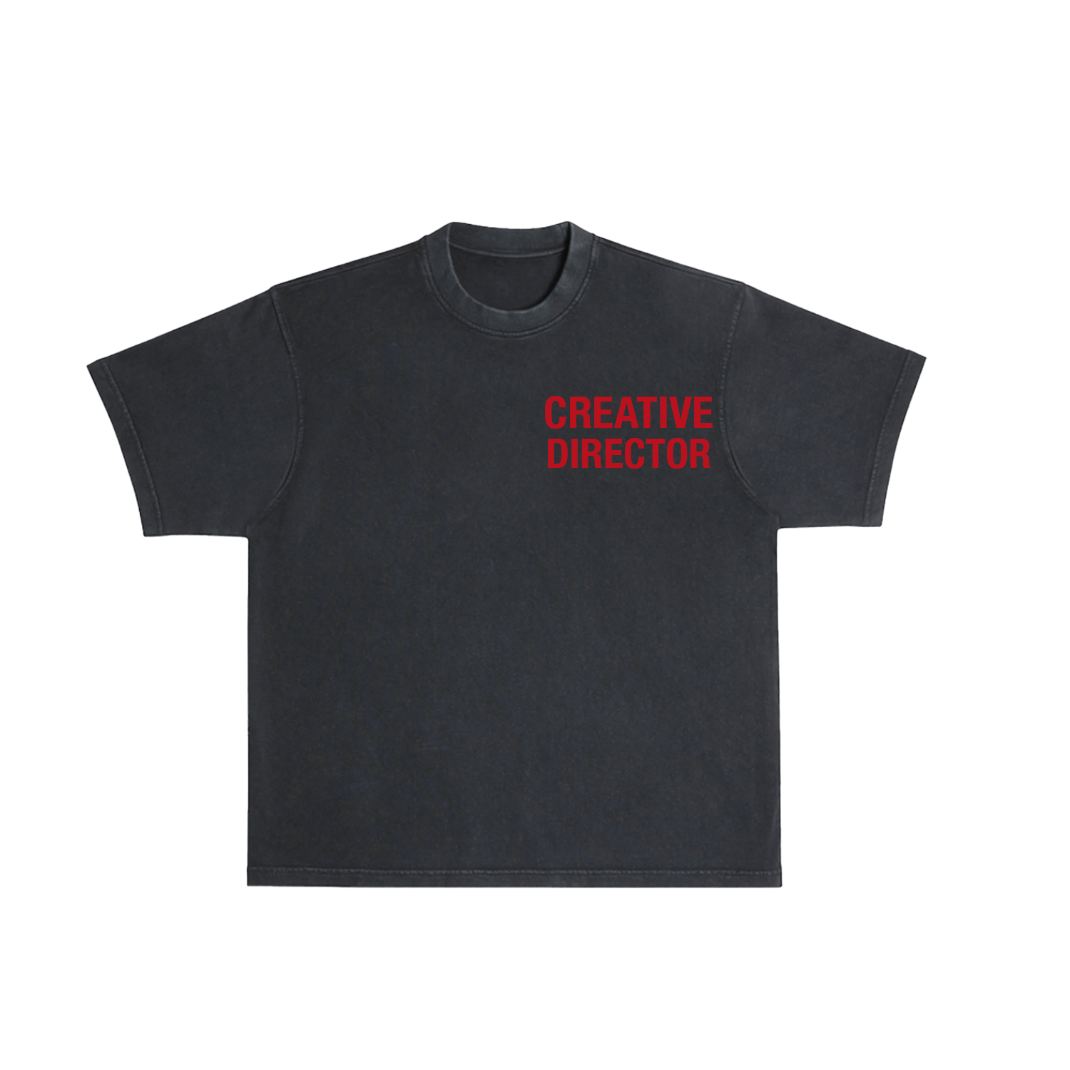 Creative Director - T-Shirt (Black + Red)