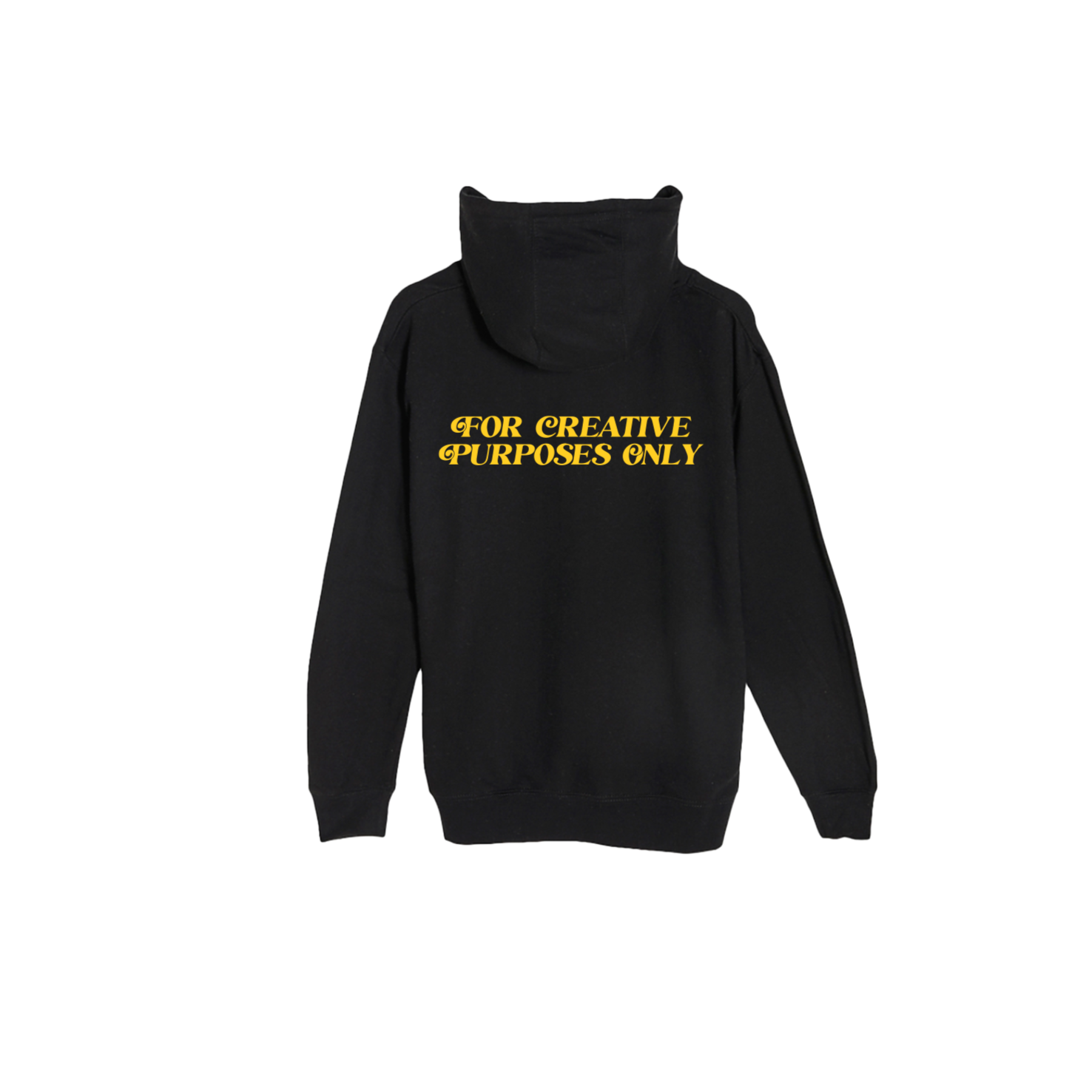For Creative Purposes Only - Hoodie (Black + Yellow)