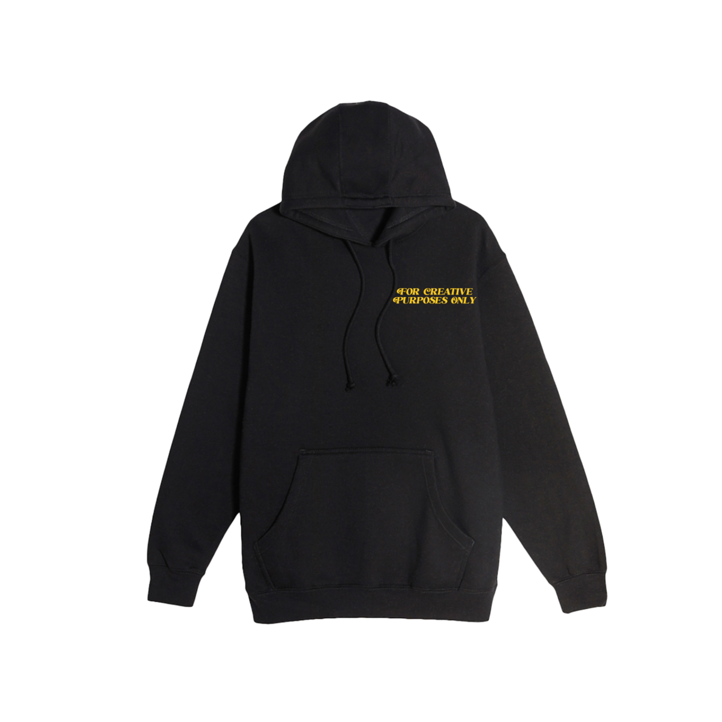For Creative Purposes Only - Hoodie (Black + Yellow)