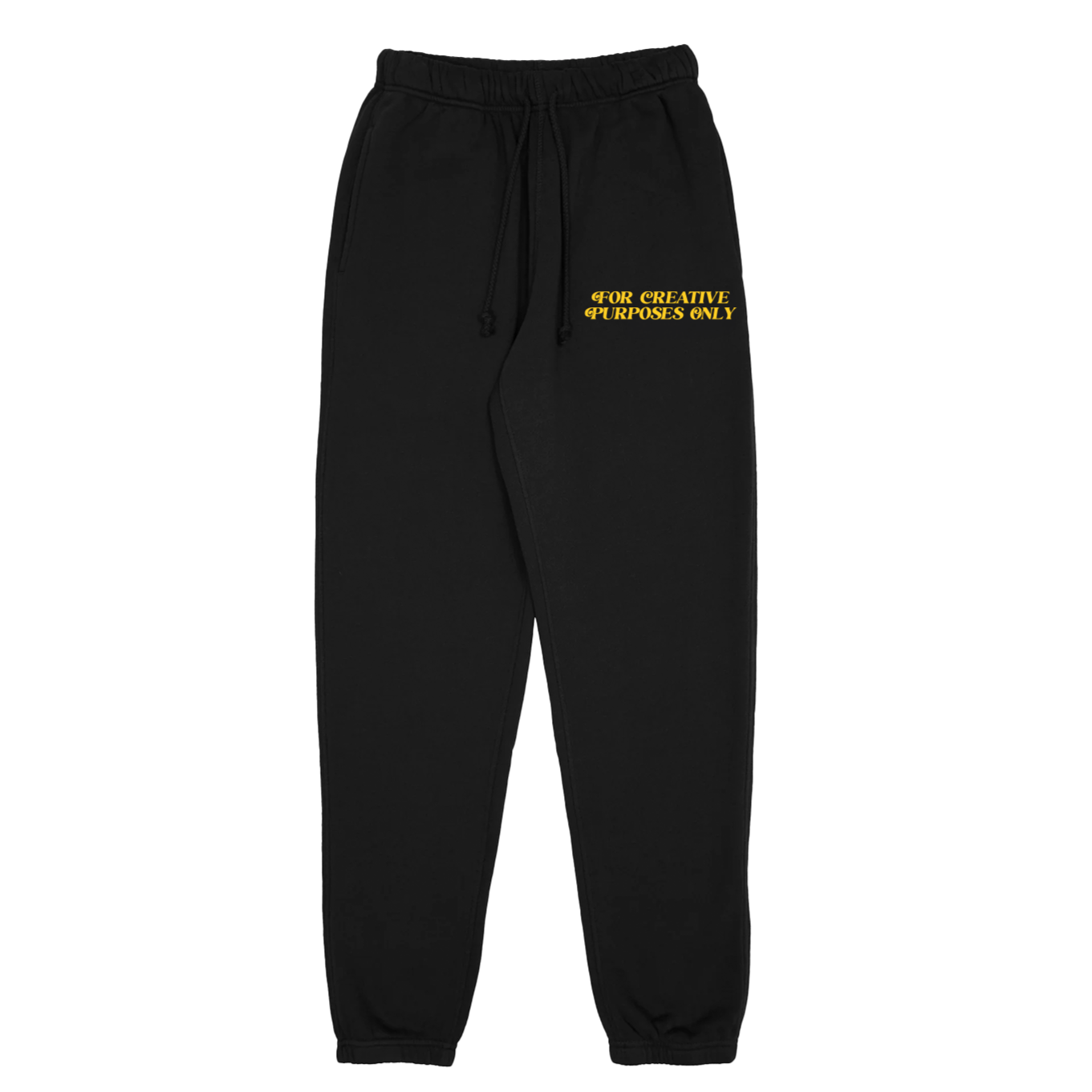 For Creative Purposes Only - Joggers (Black + Yellow)
