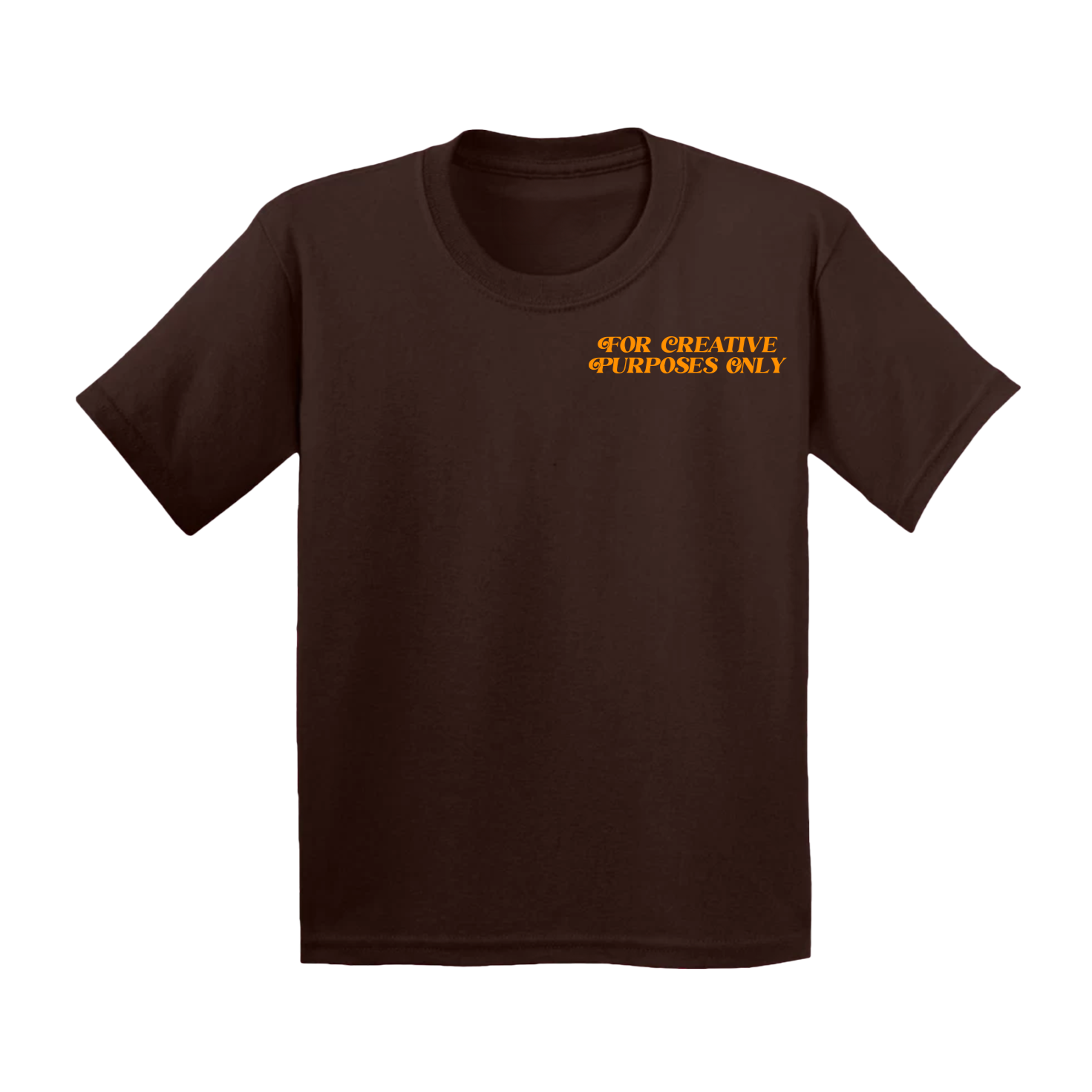 For Creative Purposes Only - T-Shirt (Brown + Orange)