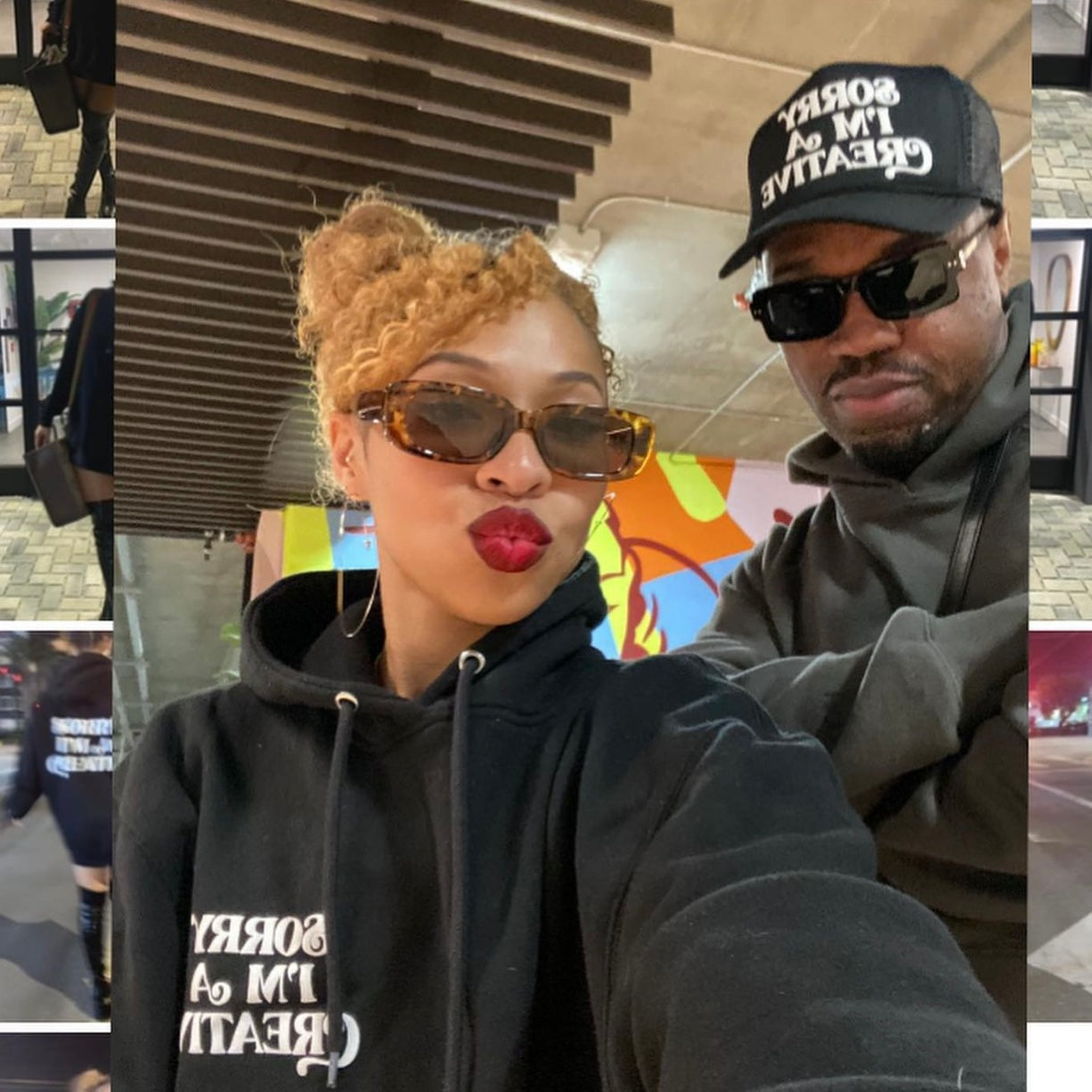 Sorry I'm A Creative - Trucker Hat (Black + White)