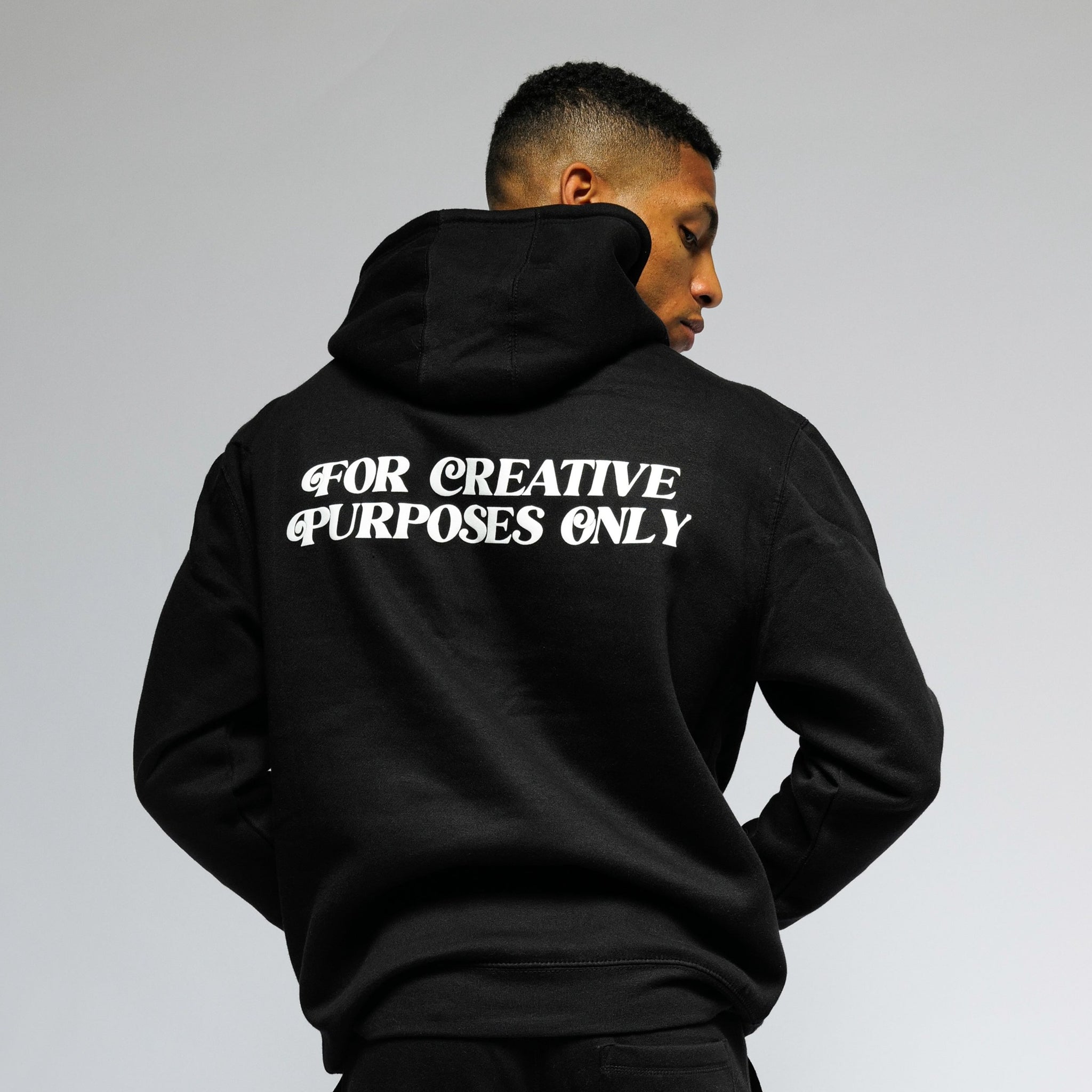 Nowhere Puff Print Graphic Hoodie Sweatshirt