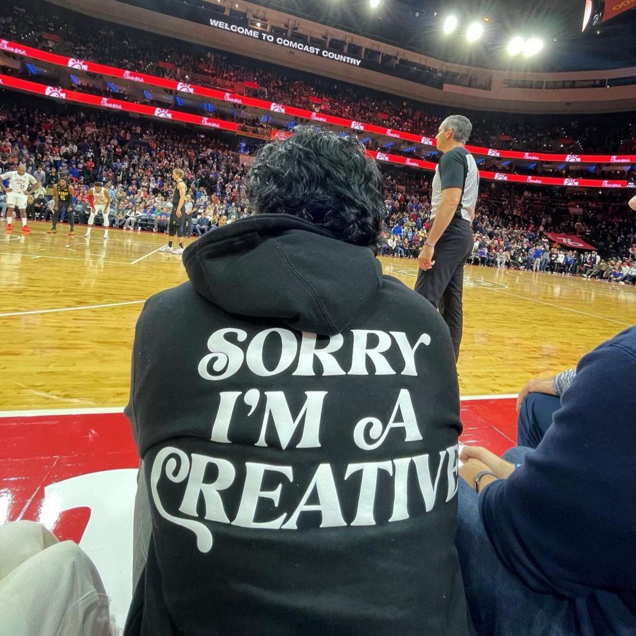Sorry I'm A Creative - Hoodie (Black)