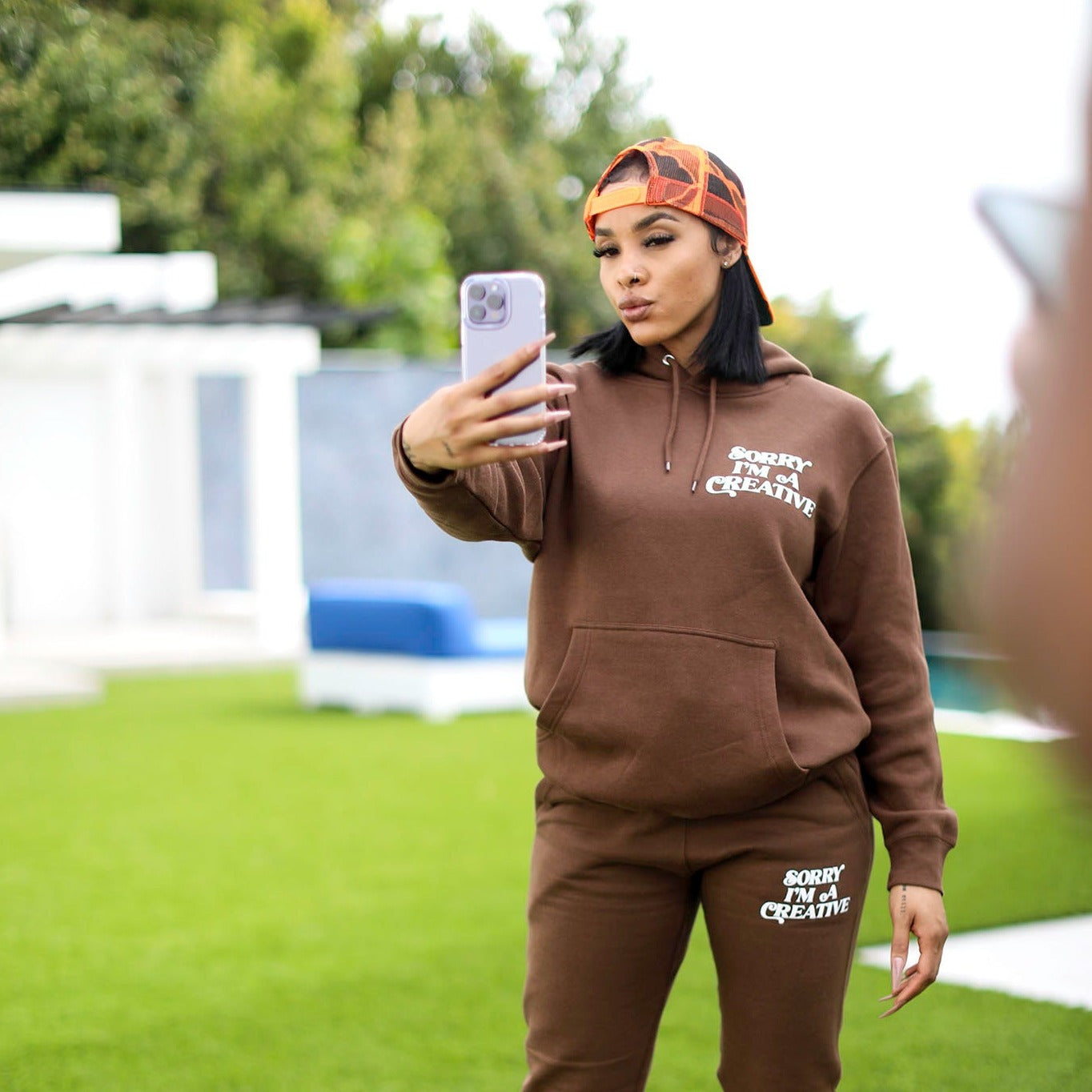 Sorry I'm A Creative - Hoodie (Brown)