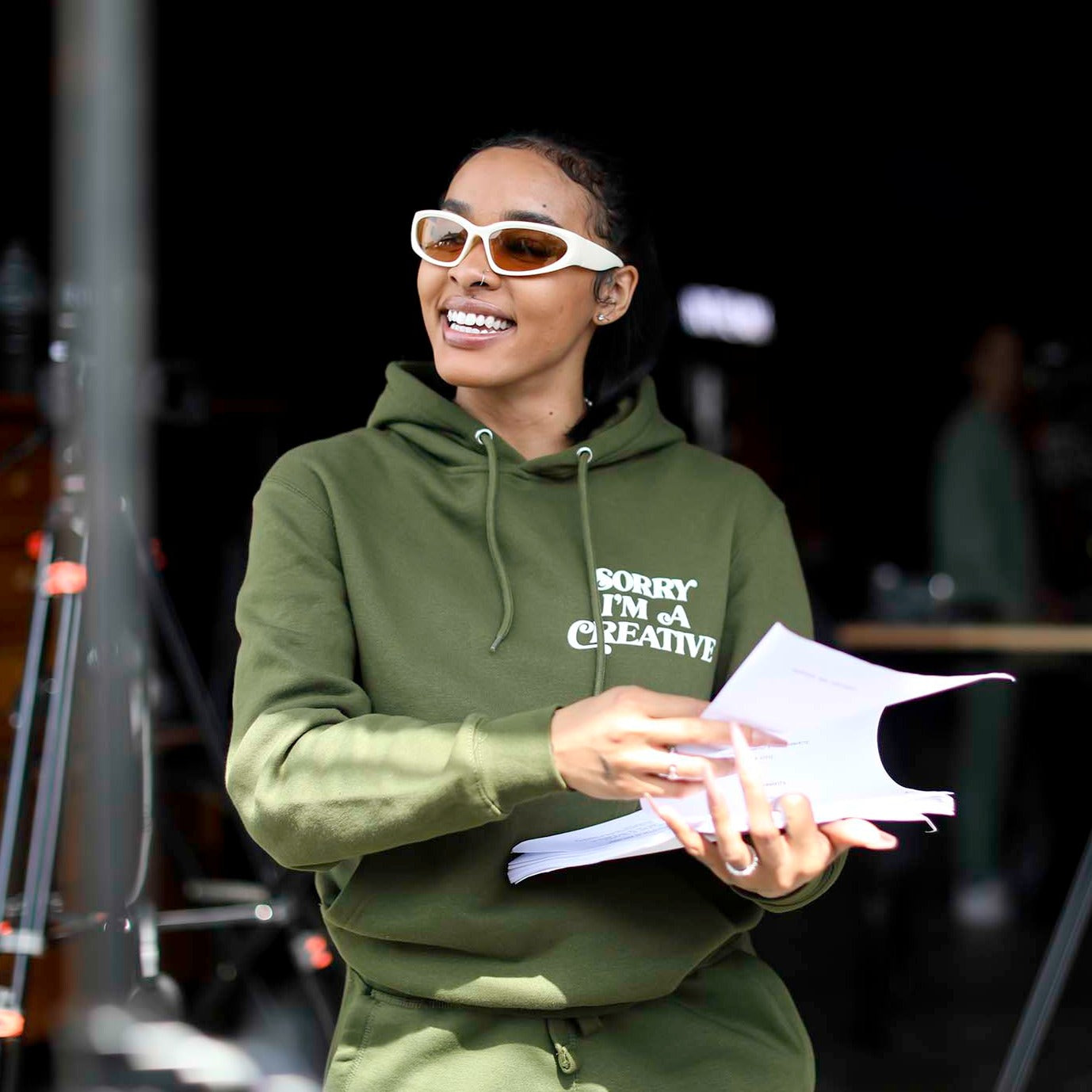 Sorry I'm A Creative - Hoodie (Green)