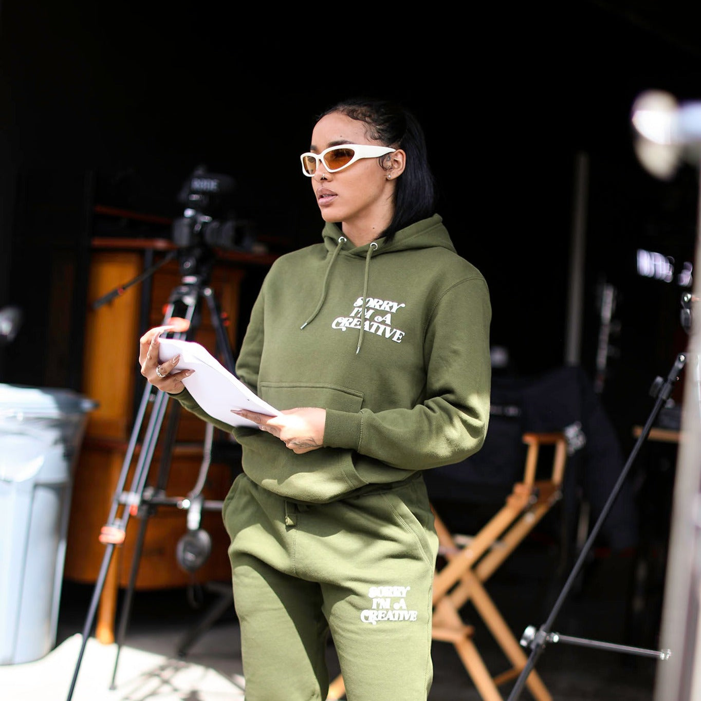 Sorry I'm A Creative - Hoodie (Green)