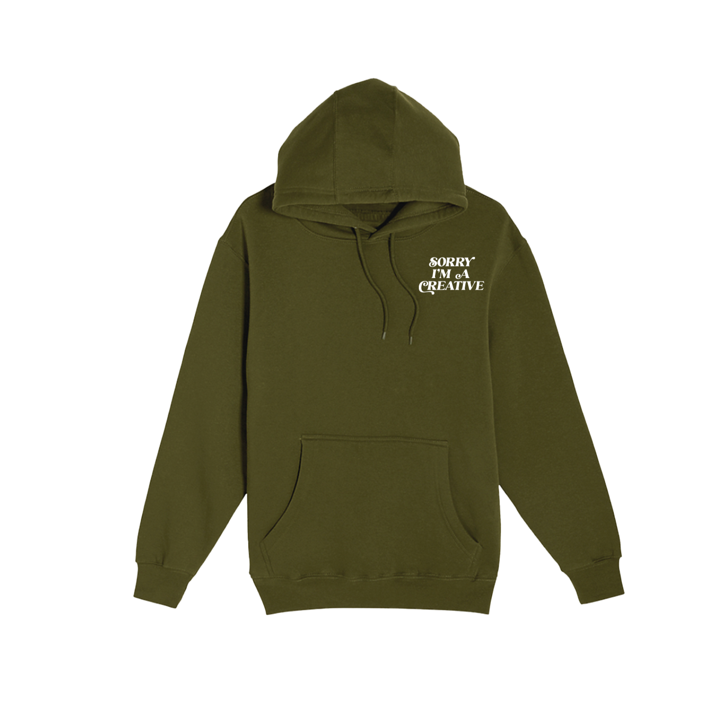 Sorry I'm A Creative - Hoodie (Green)