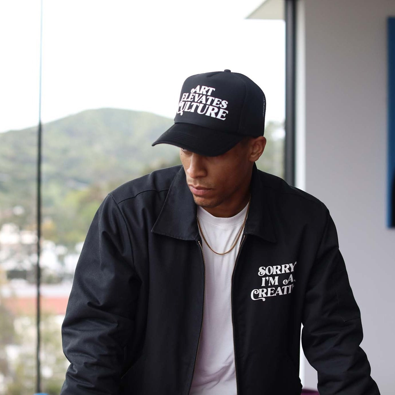 Sorry I'm A Creative - Dickies Jacket (Black)