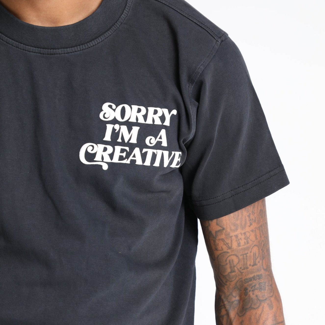 Sorry I'm A Creative - T-Shirt (Black +White)