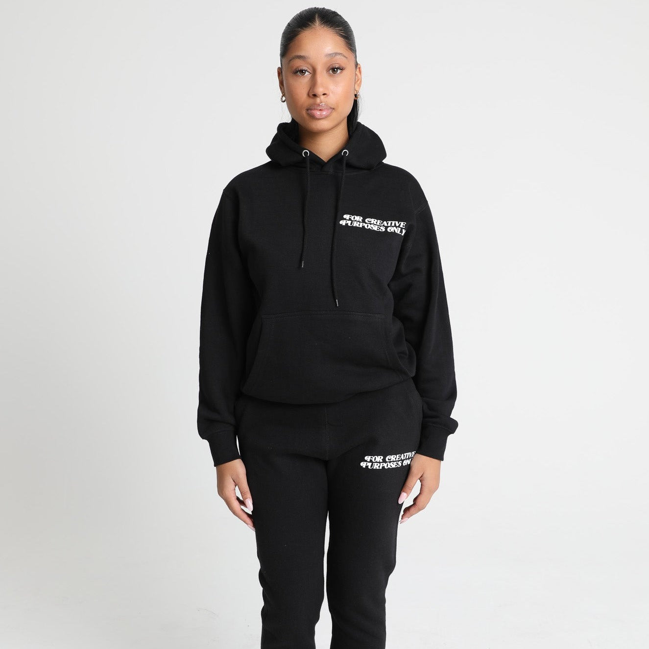 For Creative Purposes Only - Sweatsuit (Black + White)