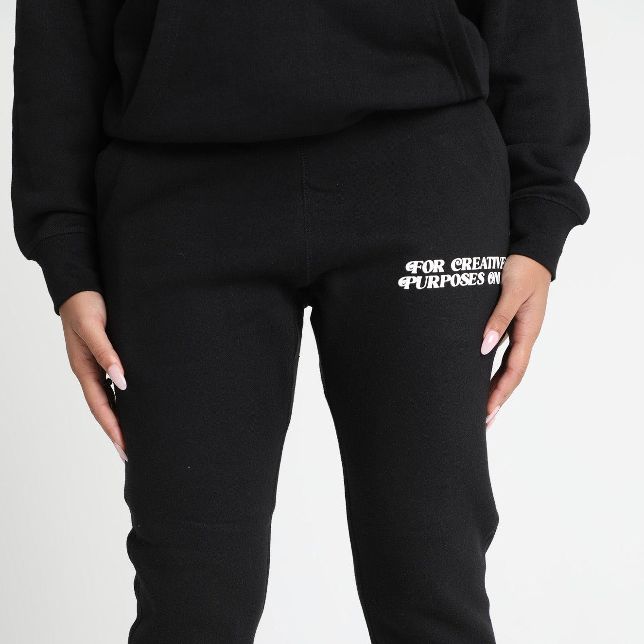 For Creative Purposes Only - Joggers (Black + White)