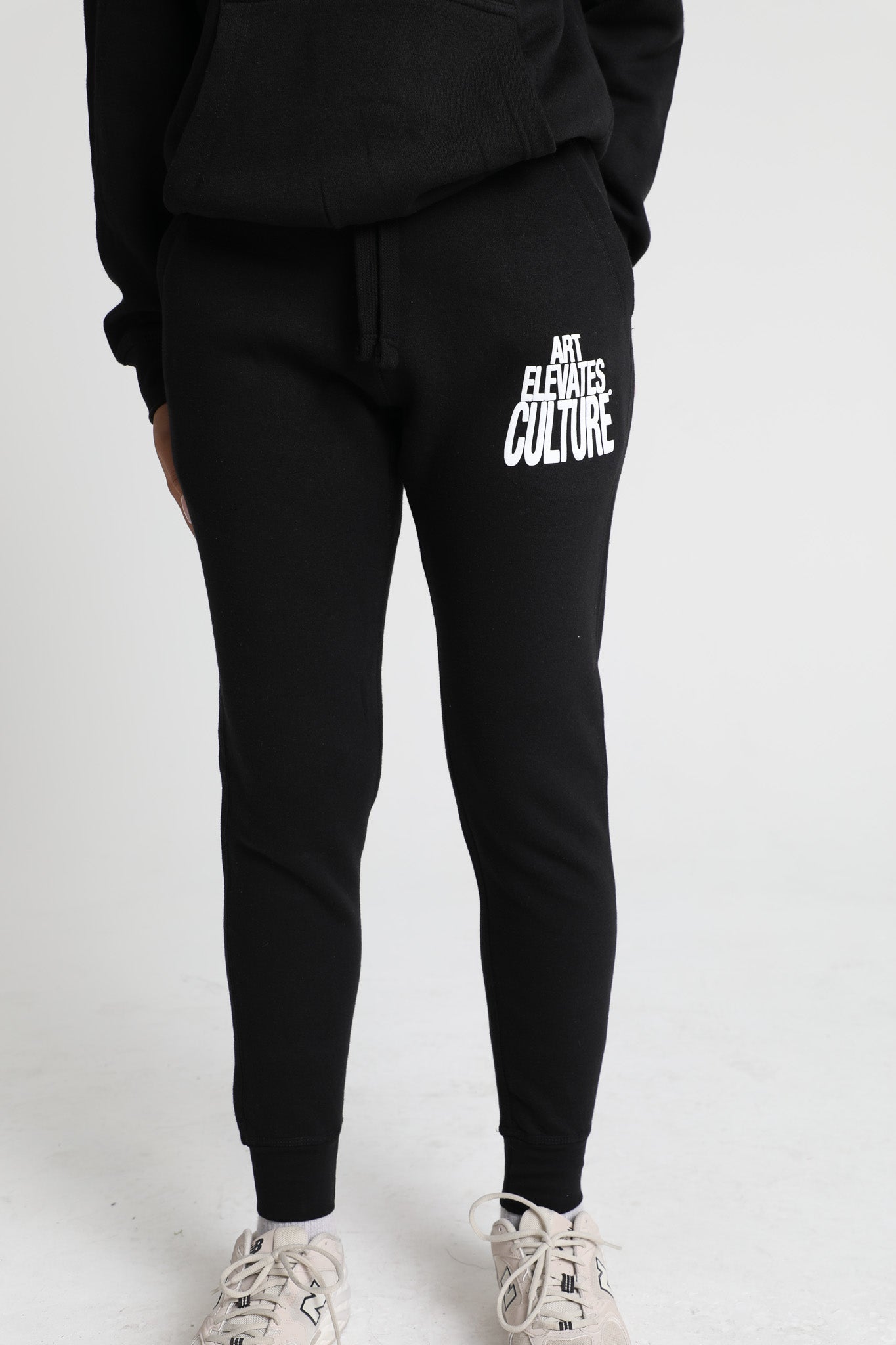 Art Elevates Culture - Sweatsuit (Black + White)