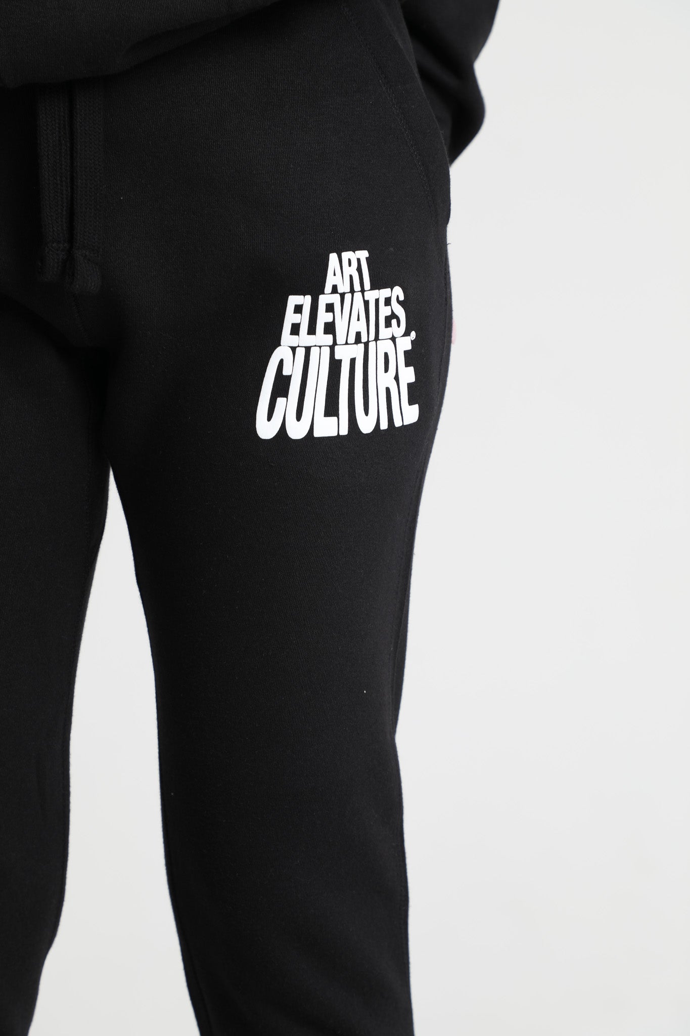 Art Elevates Culture - Sweatsuit (Black + White)