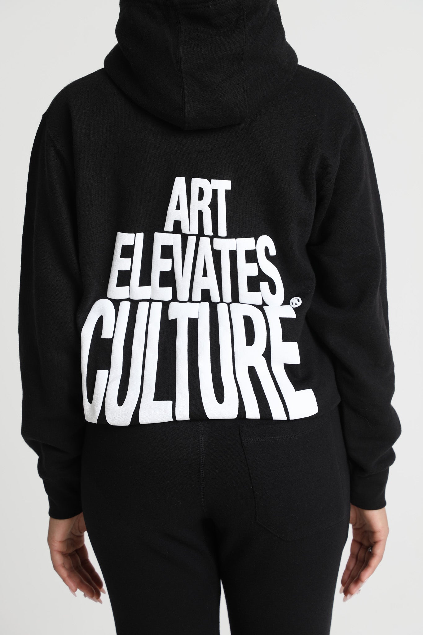 Art Elevates Culture - Sweatsuit (Black + White)