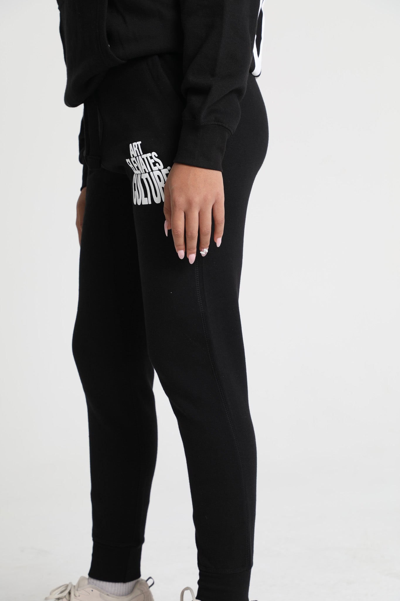 Art Elevates Culture - Sweatsuit (Black + White)