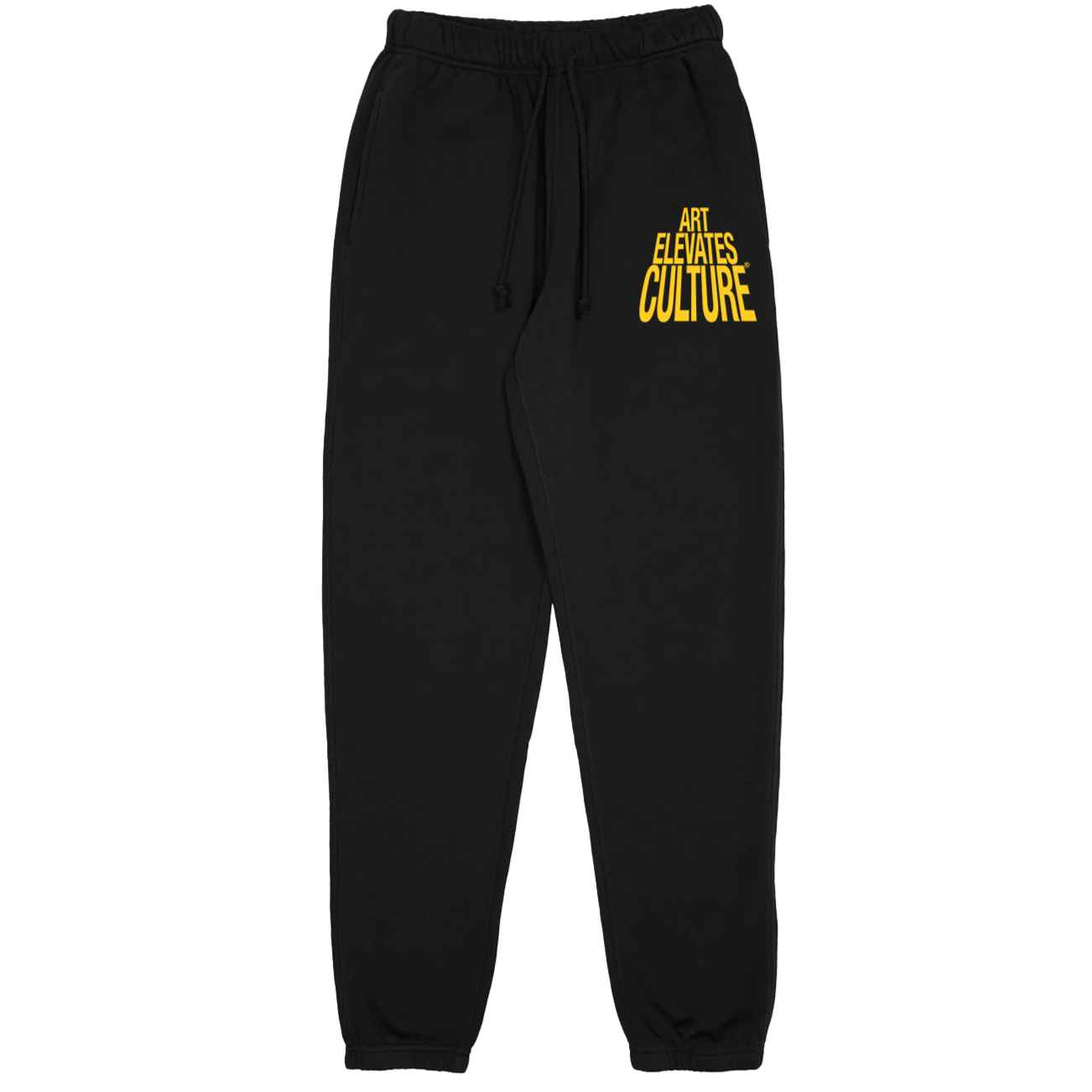 Art Elevates Culture - Joggers (Black + Yellow)