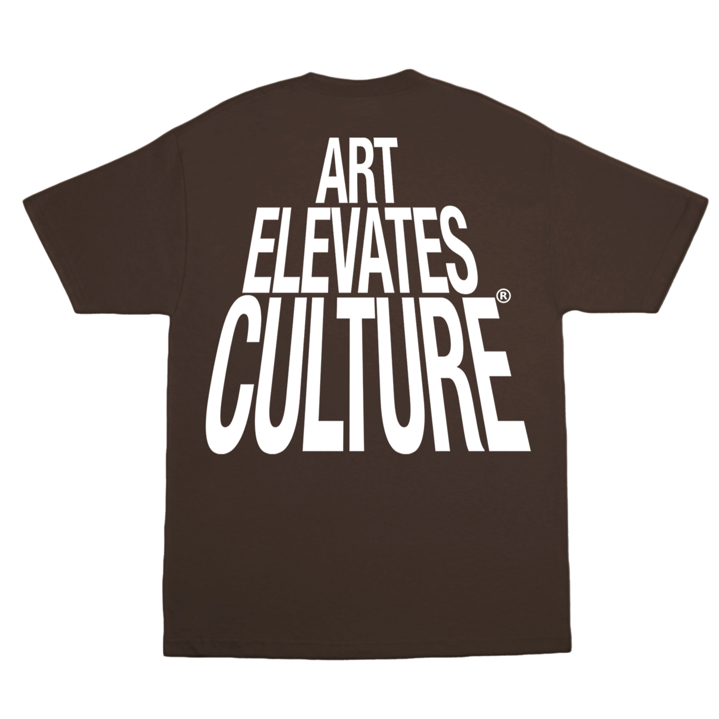 Art Elevates Culture - T-shirt (Brown)