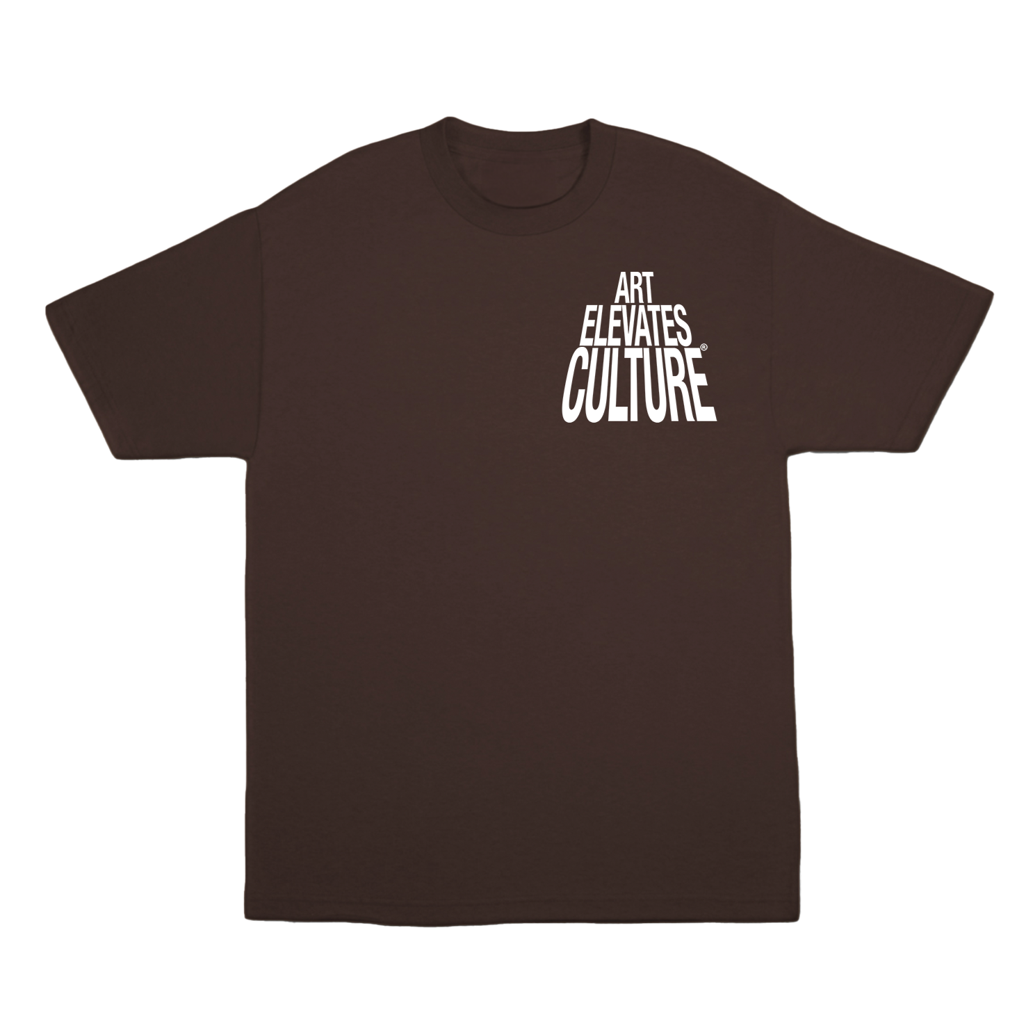 Art Elevates Culture - T-shirt (Brown)