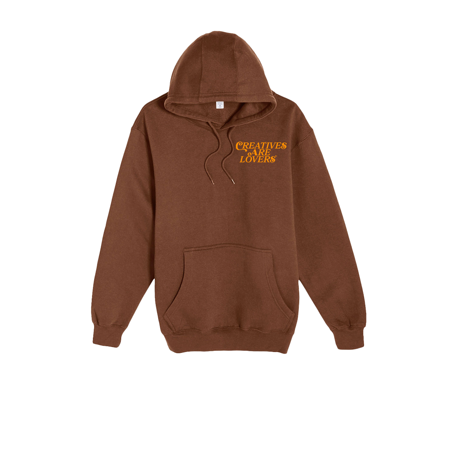 Creatives Are Lovers® Hoodie (Brown + Orange)