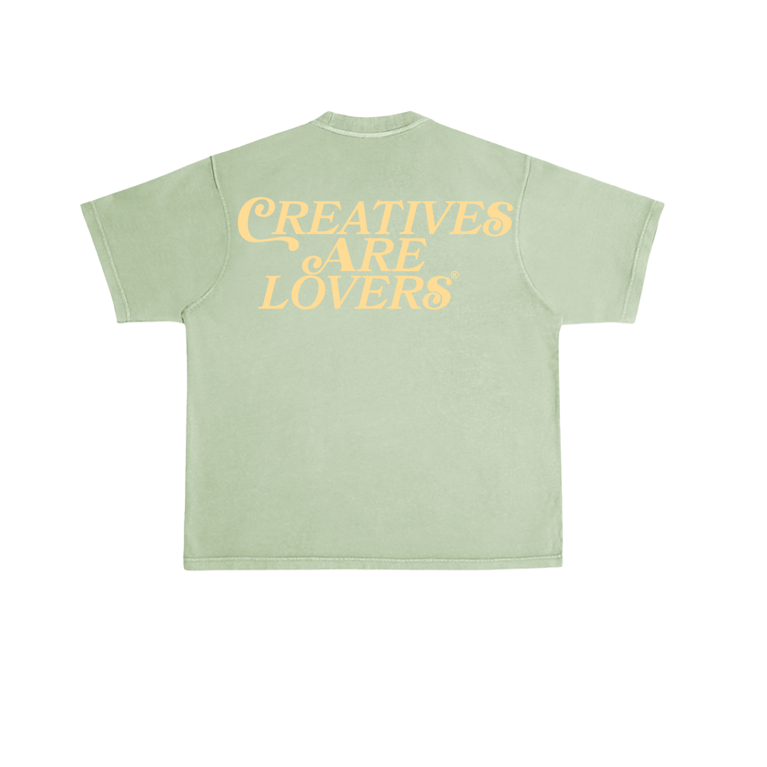 Creatives Are Lovers® T-Shirt (Green + Cream)