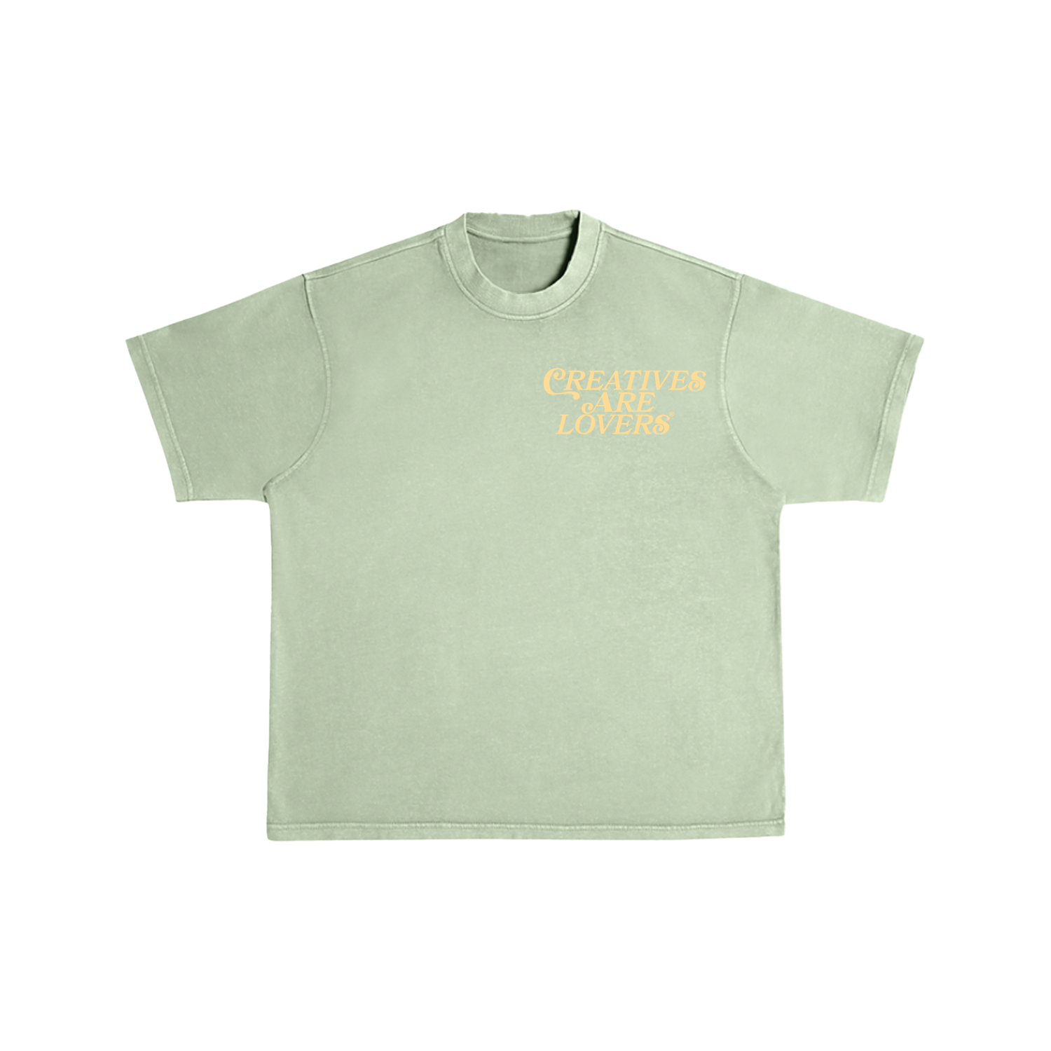 Creatives Are Lovers® T-Shirt (Green + Cream)