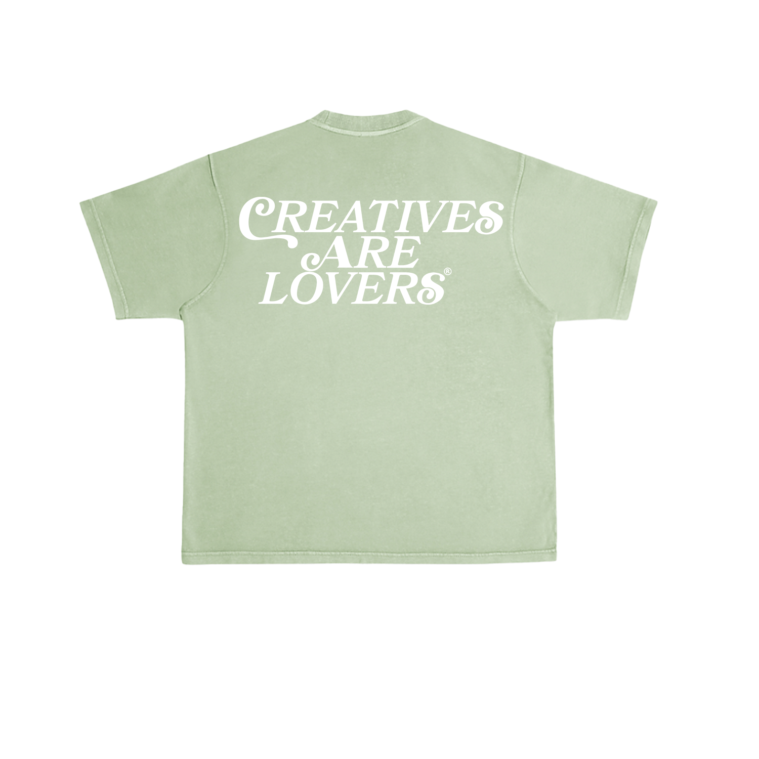 Creatives Are Lovers® T-Shirt (Green + White)