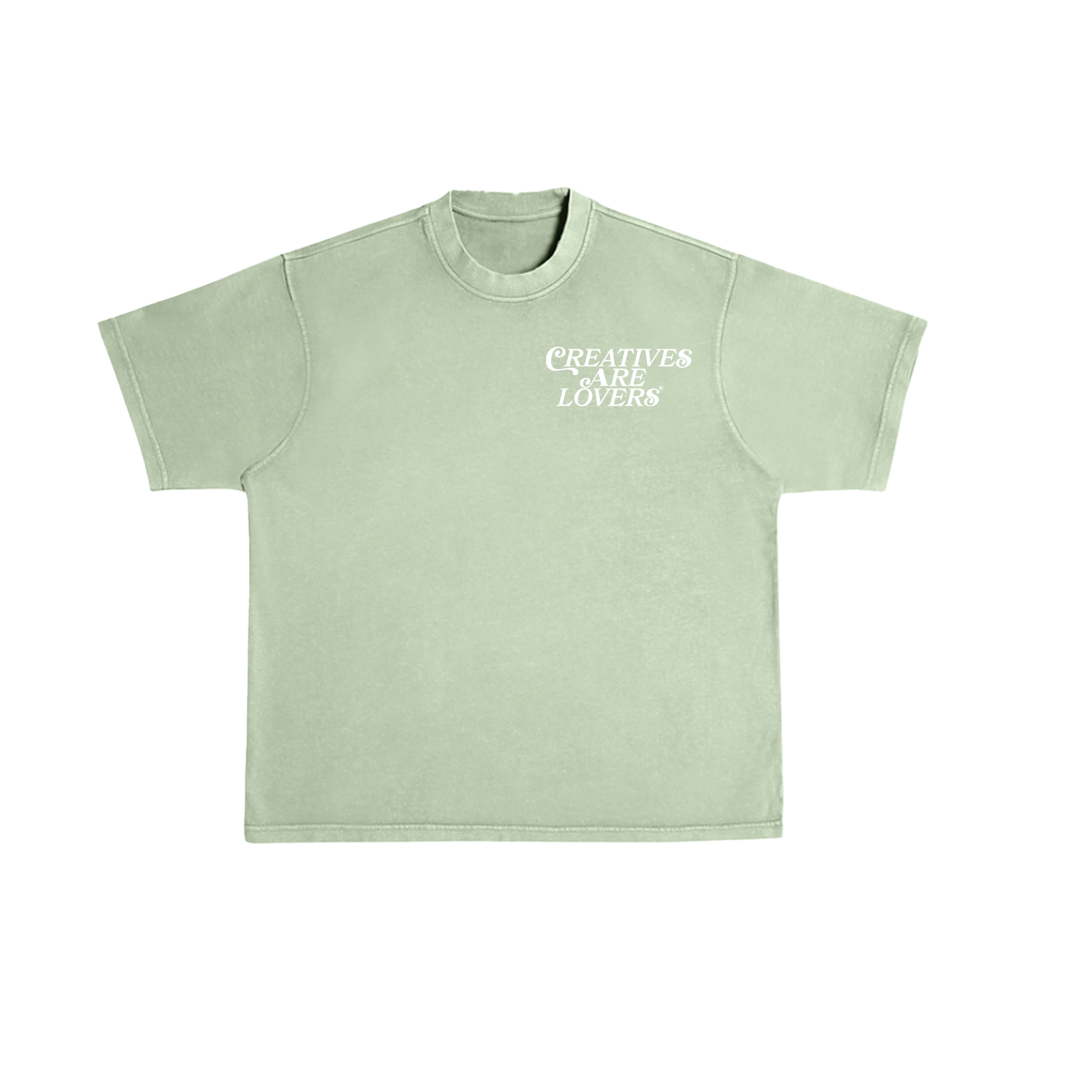 Creatives Are Lovers® T-Shirt (Green + White)