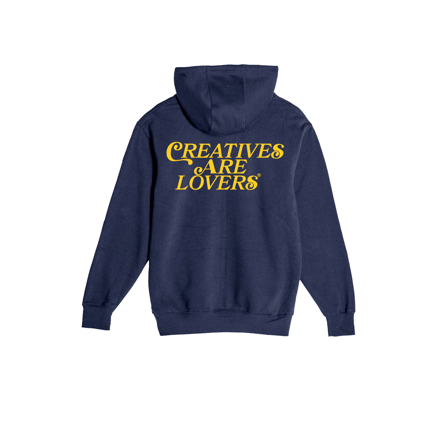 Creatives Are Lovers® Hoodie (Navy + Yellow)