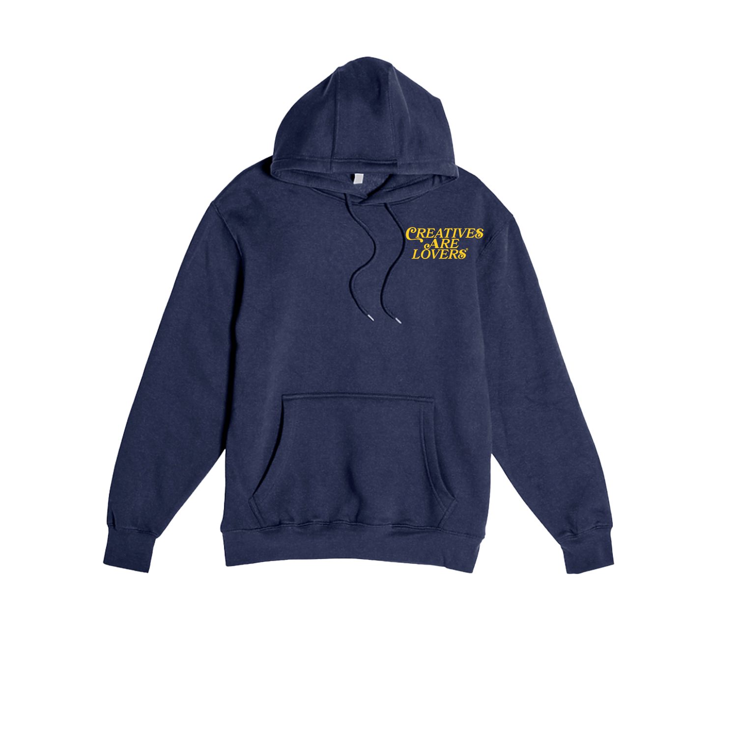 Creatives Are Lovers® Hoodie (Navy + Yellow)