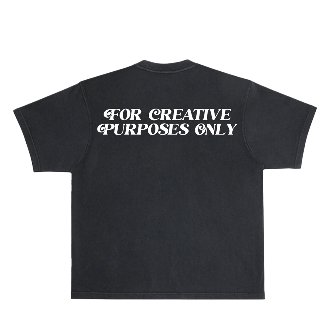 For Creative Purposes Only - T-Shirt (Black + White)