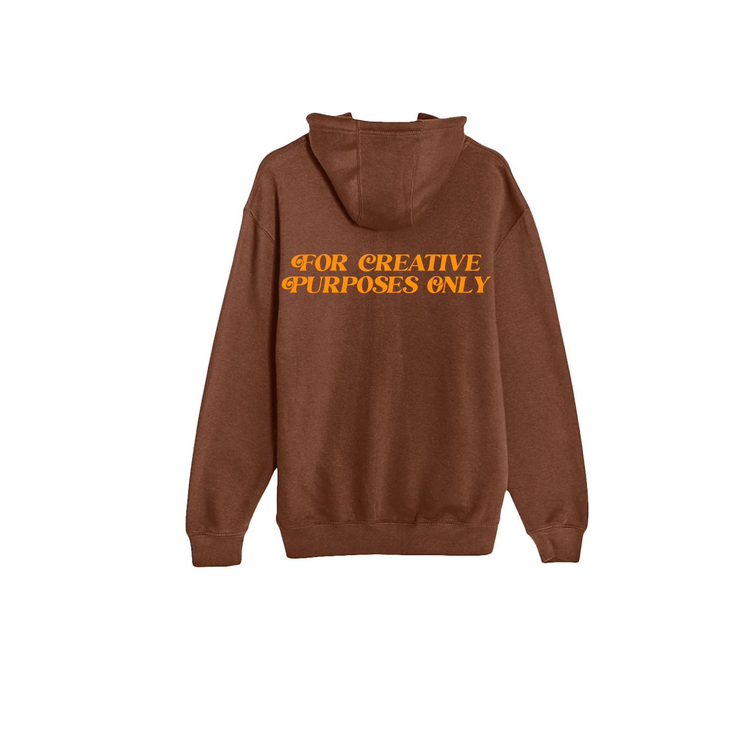 For Creative Purposes Only - Hoodie (Brown + Orange)