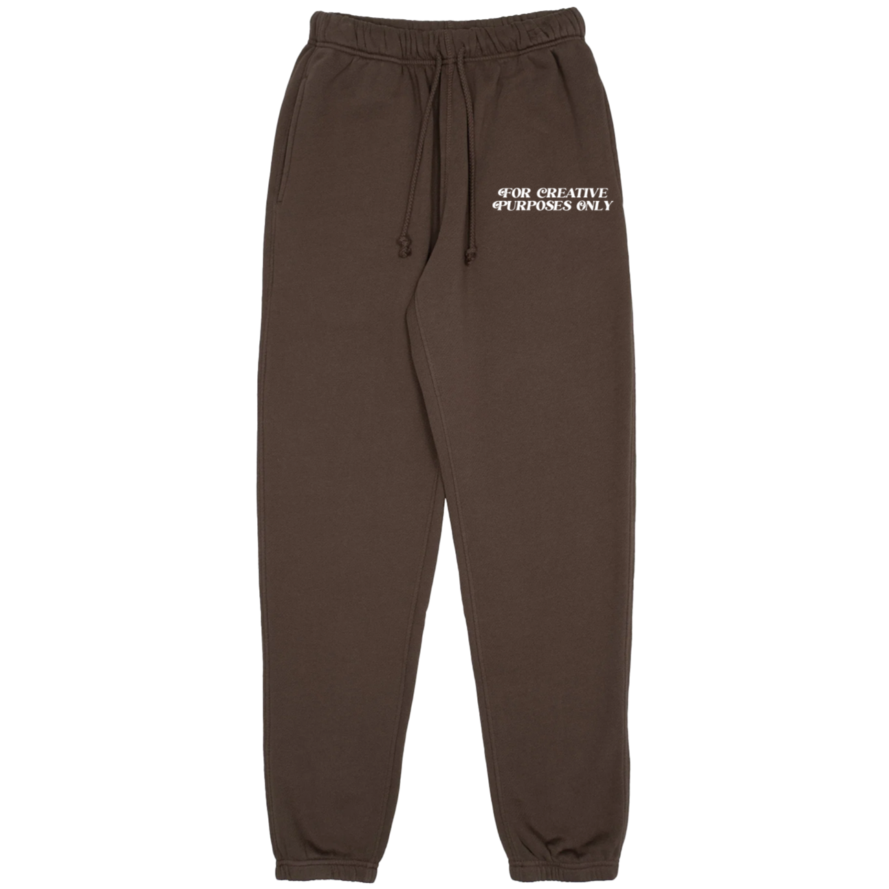 For Creative Purposes Only - Joggers (Brown + White)