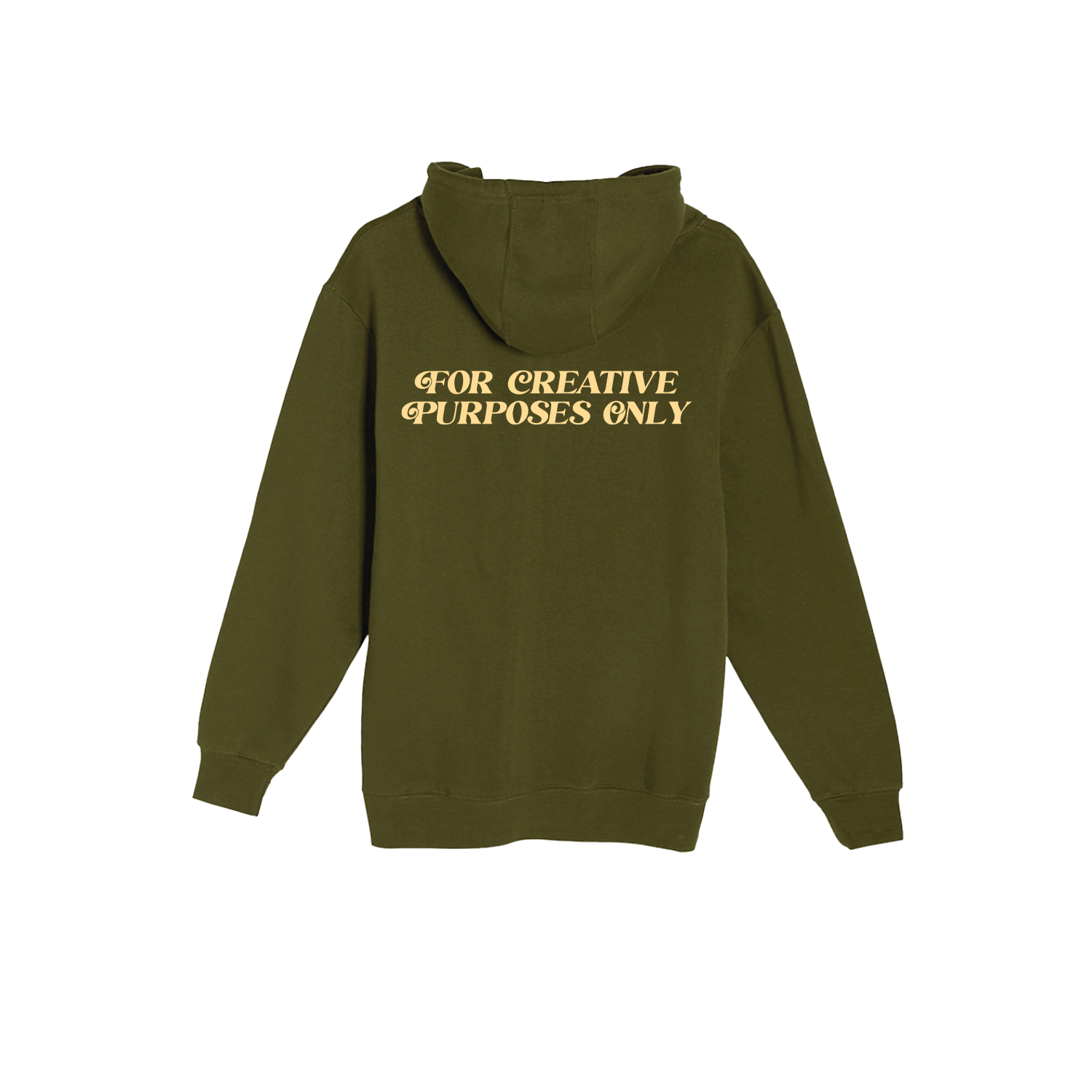 For Creative Purposes Only - Hoodie (Green + Cream)