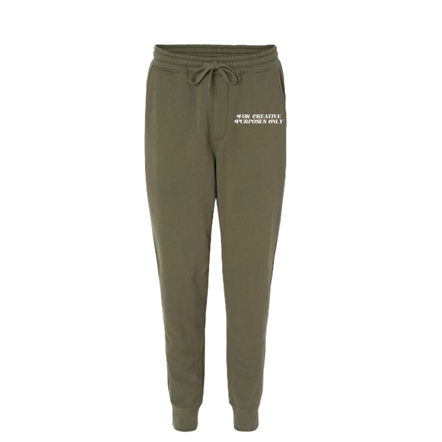 For Creative Purposes Only - Joggers (Green + White)