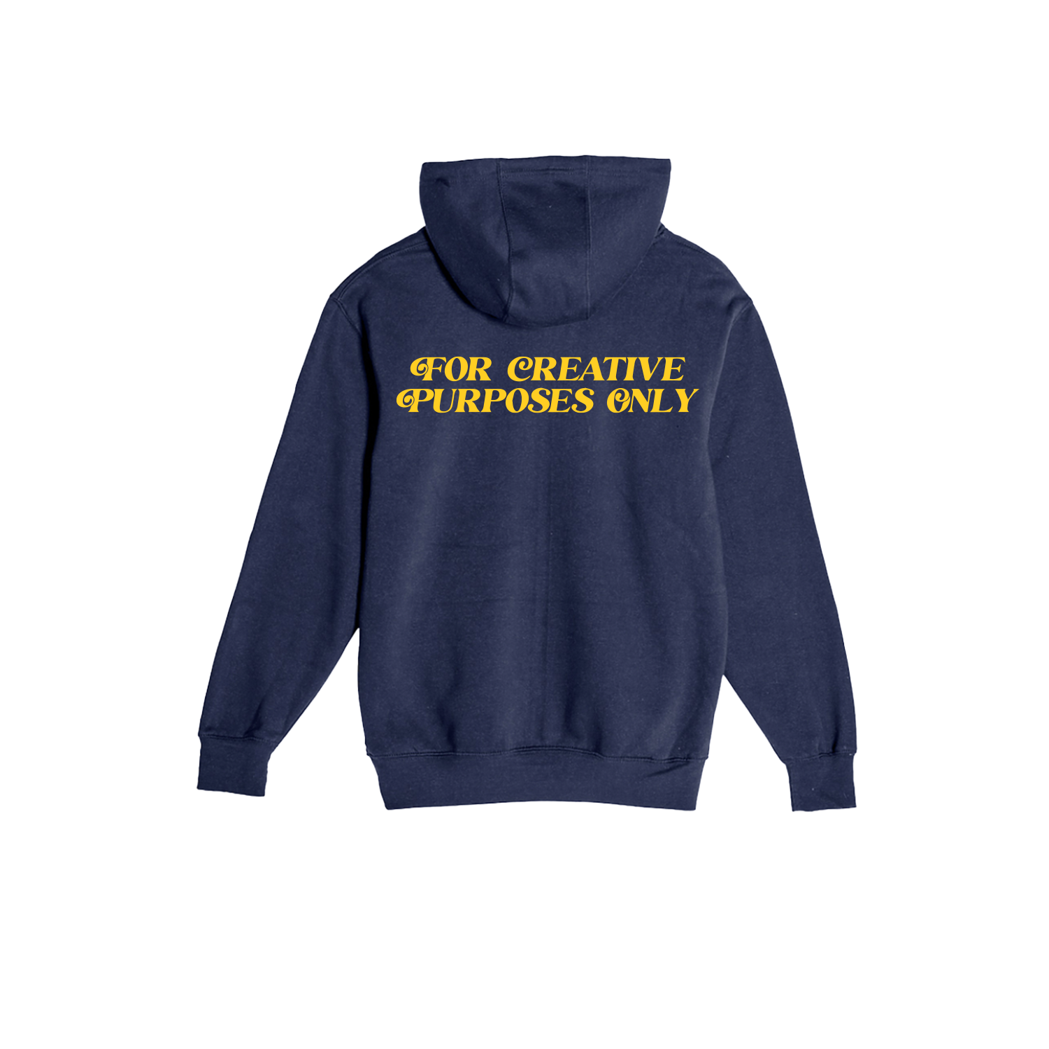 For Creative Purposes Only - Hoodie (Navy + Yellow)