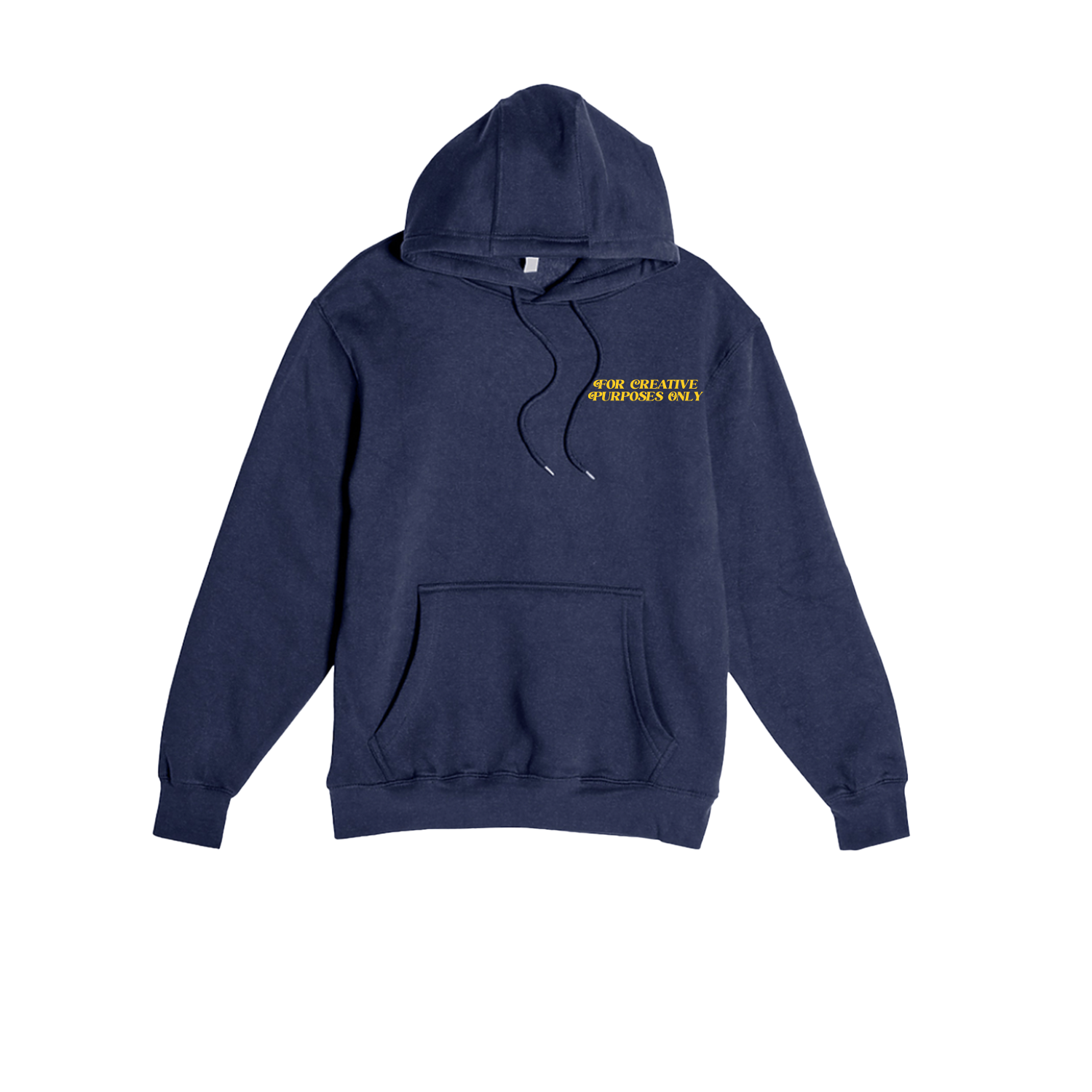 For Creative Purposes Only - Hoodie (Navy + Yellow)