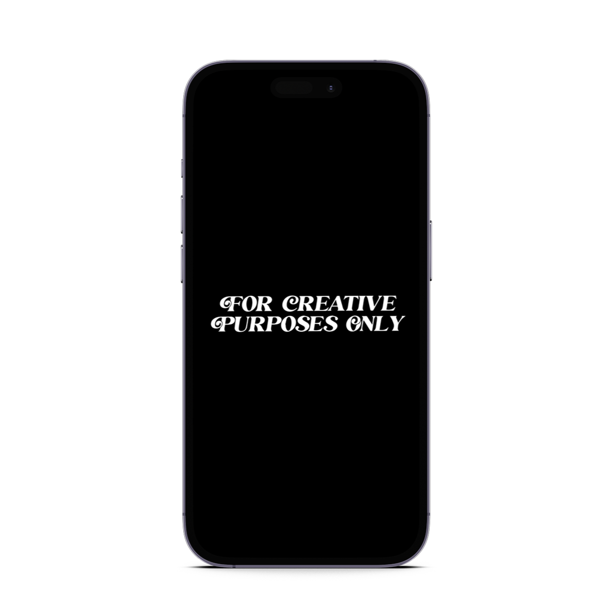 "FOR CREATIVE PURPOSES ONLY" Wallpaper