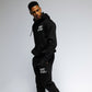 "Sorry I'm A Creative" Puff Print Sweatsuit (BLACK) - For The Crew Clothing