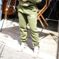 "Sorry I'm A Creative" Puff Print Joggers (GREEN) - For The Crew Clothing